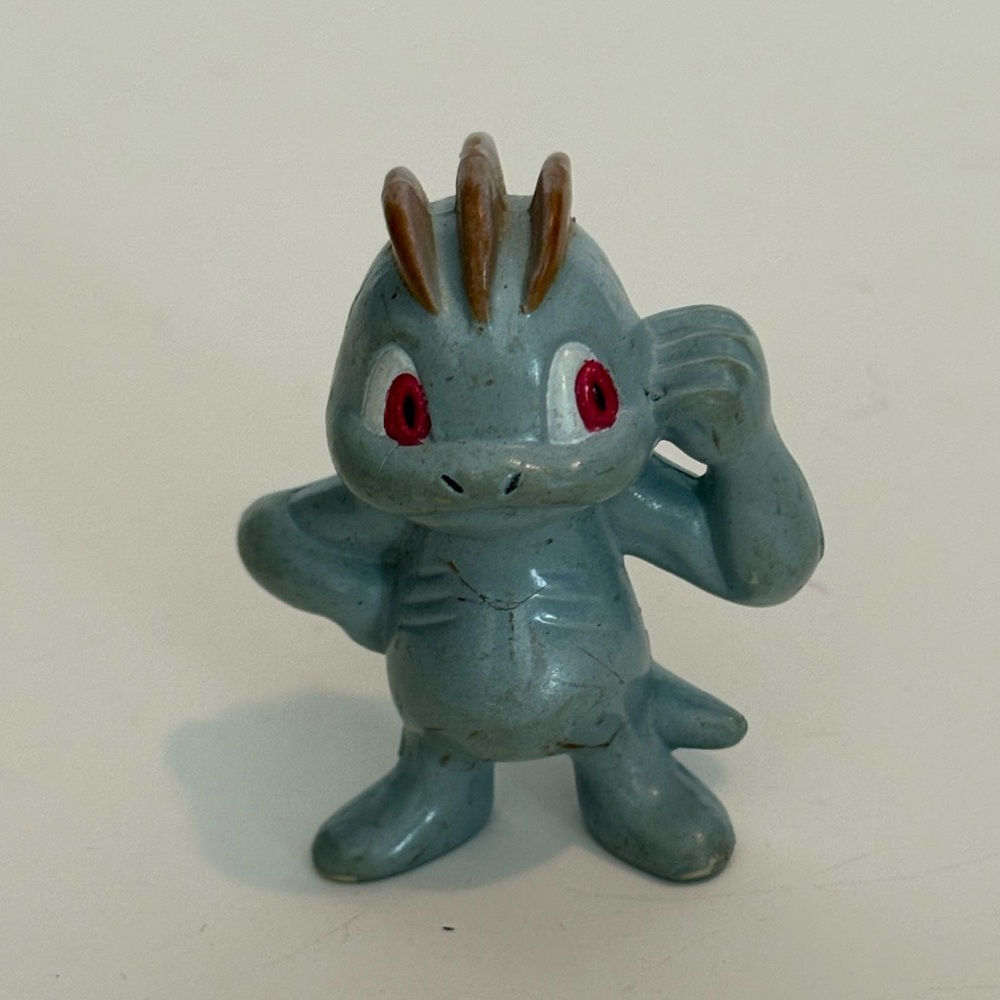 Machop  Auldey Tomy Mini PVC Figure Pokémon 1.75” Vintage 90’s China